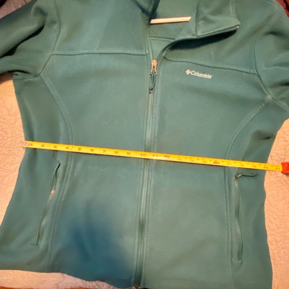 Columbia Teal Fleece Zip-up Jacket XL - Picture 10 of 11